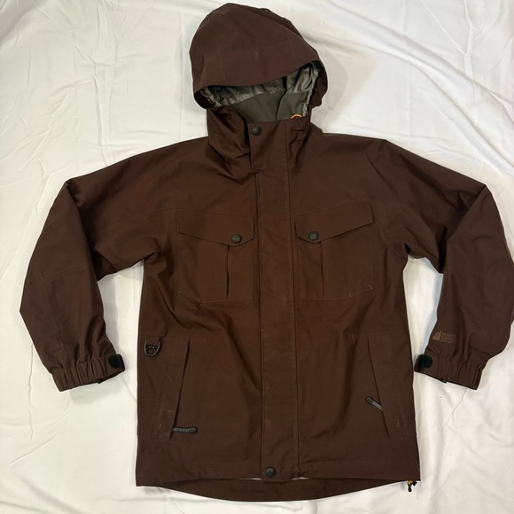 MEC Other - Mountain Equipment Co-op Youth 8 Insulated Rain Jacket Brown